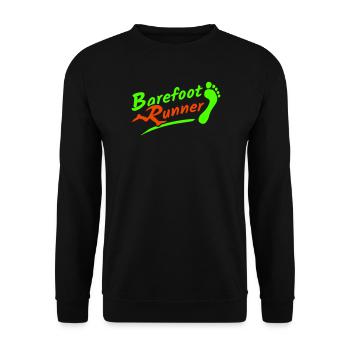 Barefoot Runner Barefoot Runner 2005 2-color - Unisex Sweatshirt - black - Front - Alina (178cm) & Michal (187cm)
