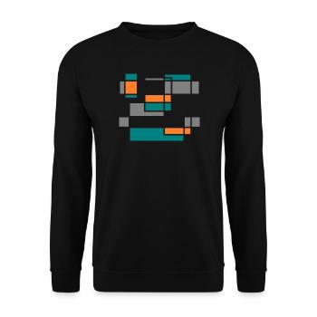 Graphic No.1 - Unisex Sweatshirt - black - Front - Alina (178cm) & Michal (187cm)