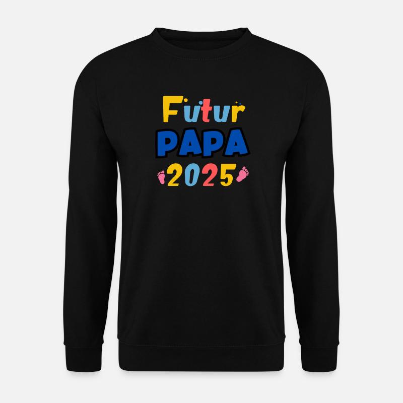 future dad 2025 - Unisex Sweatshirt - black