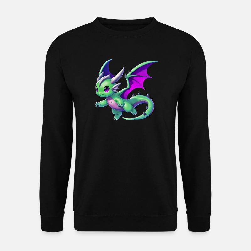Drache - Unisex Pullover - Schwarz