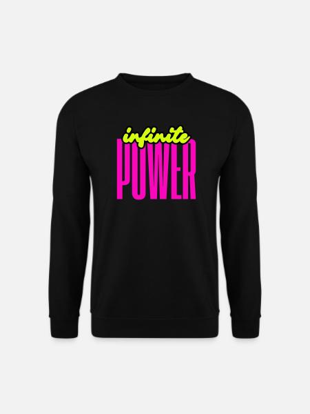 Unendliche Power - Unisex Pullover - Schwarz