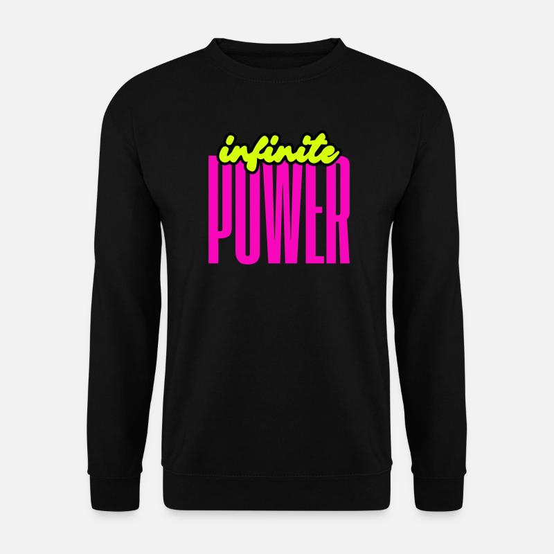 Unendliche Power - Unisex Pullover - Schwarz