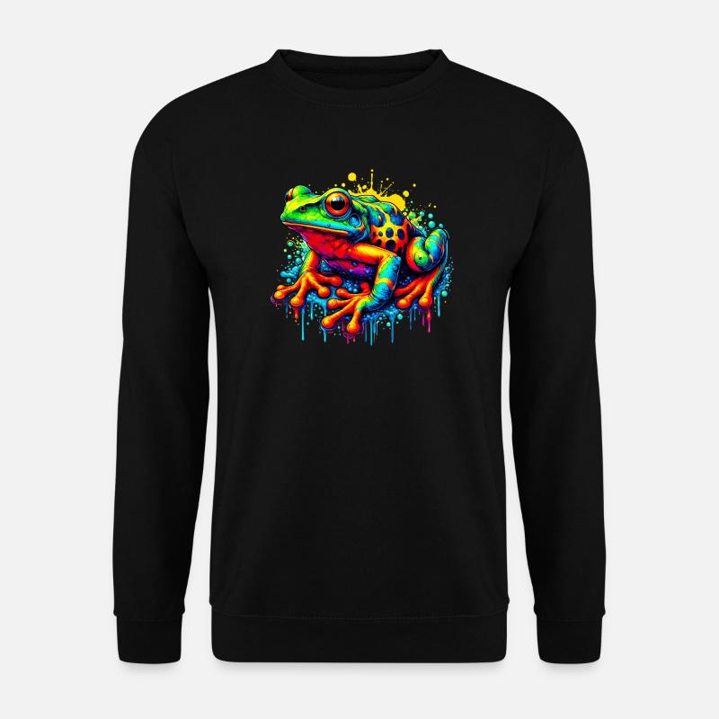 Frosch - Unisex Pullover - Schwarz