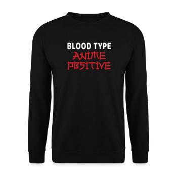 Anime - Unisex Pullover - Schwarz - Vorne - Alina (178cm) & Michal (187cm)