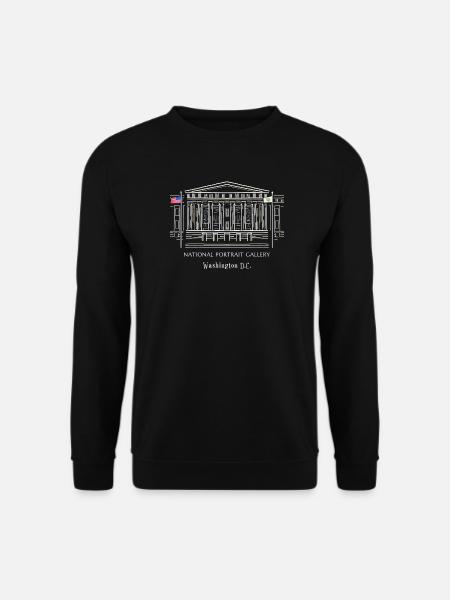 Washington D.C., National portrait gallery, États-Unis - Sweat-shirt Unisexe - noir