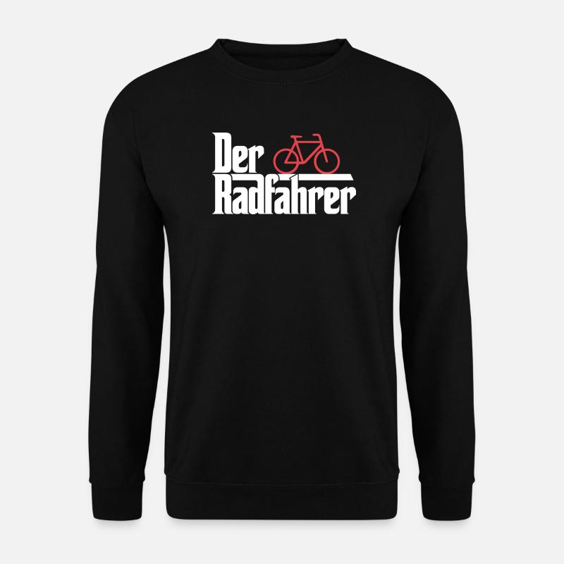 Der Radfahrer - Unisex Pullover - Schwarz