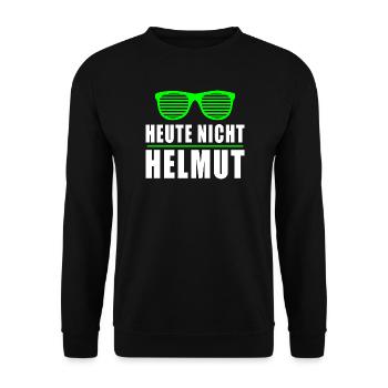 Helmut Sonnenbrille Mallorca - Unisex Pullover - Schwarz - Vorne - Alina (178cm) & Michal (187cm)