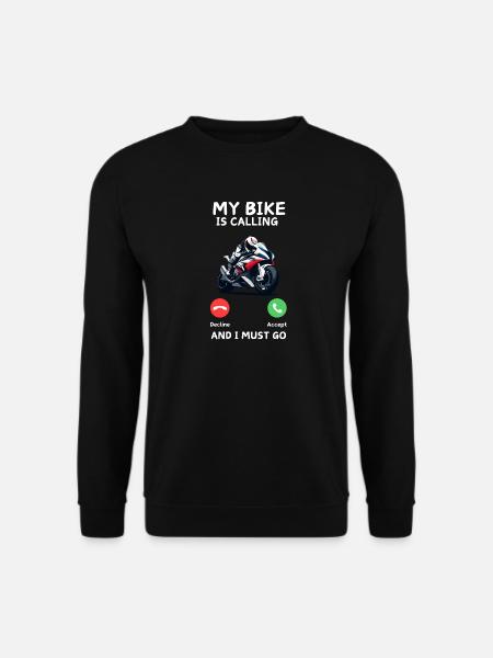 Mon vélo m’appelle - Sweat-shirt Unisexe - noir