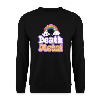 Death metal - Sweat-shirt Unisexe - noir - Devant - Alina (178cm) & Michal (187cm)