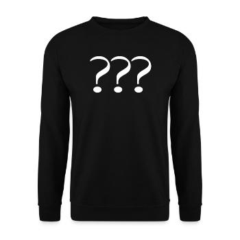 Das Unbekannte - Unisex Pullover - Schwarz - Vorne - Alina (178cm) & Michal (187cm)