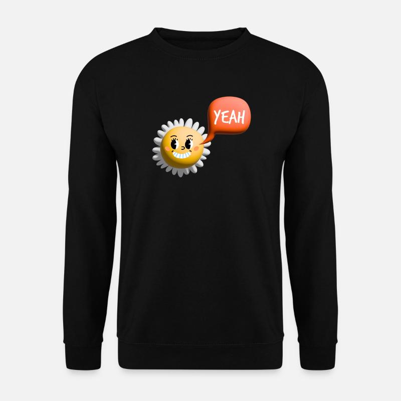Sun yes 3D - Unisex Sweatshirt - black