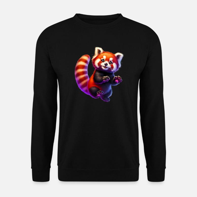Red panda - Unisex Sweatshirt - black