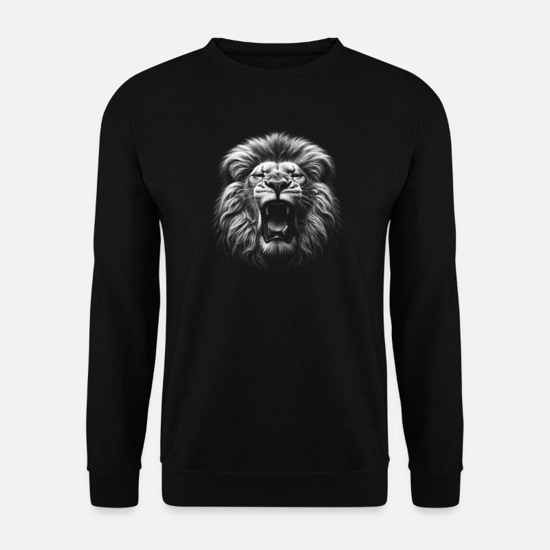 Roaring Lion - Unisex Sweatshirt - black