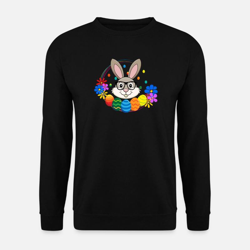 Ostern Osterhase Hase - Unisex Pullover - Schwarz