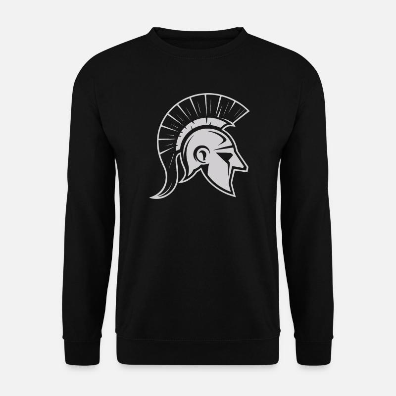 Spartanischer Krieger - Unisex Pullover - Schwarz