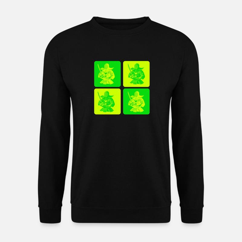 Pop Art Kendo Samurai - Unisex Pullover - Schwarz