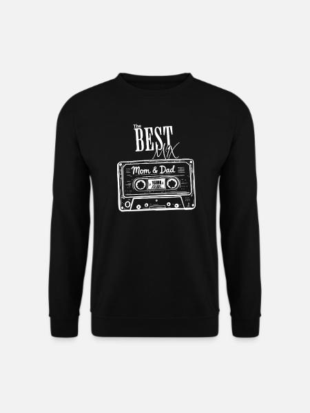 Father's Day Best Mix Mother's Day Gift 80s - Unisex Sweatshirt - black