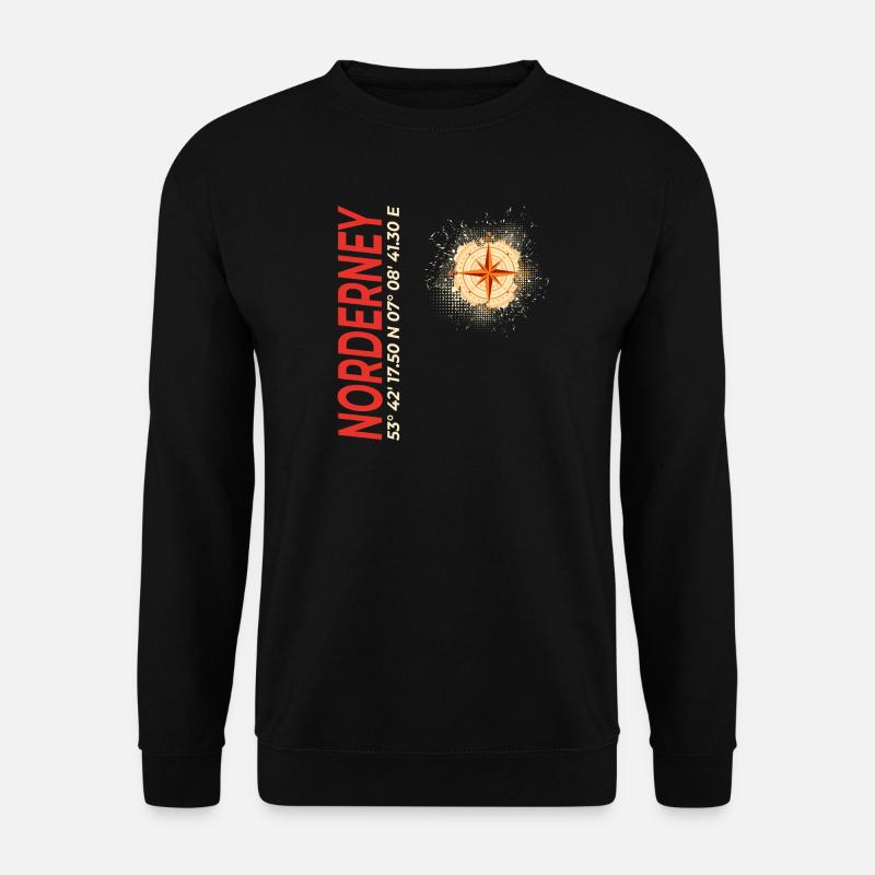 Norderney - Unisex Pullover - Schwarz