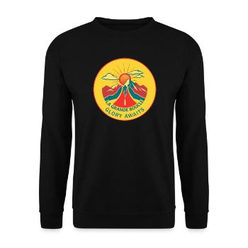LA GRANDE BOUCLE - Sweat-shirt Unisexe - noir - Devant - Alina (178cm) & Michal (187cm)