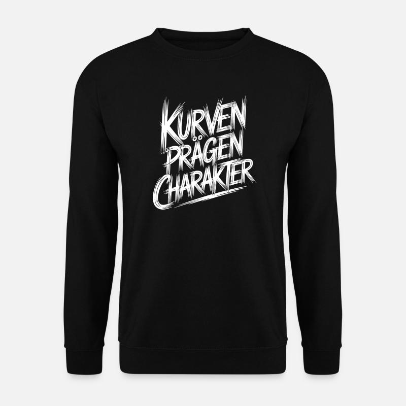 Curves shape character - Unisex Sweatshirt - black