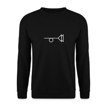 Trystero - Sweat-shirt Unisexe - noir - Devant - Alina (178cm) & Michal (187cm)