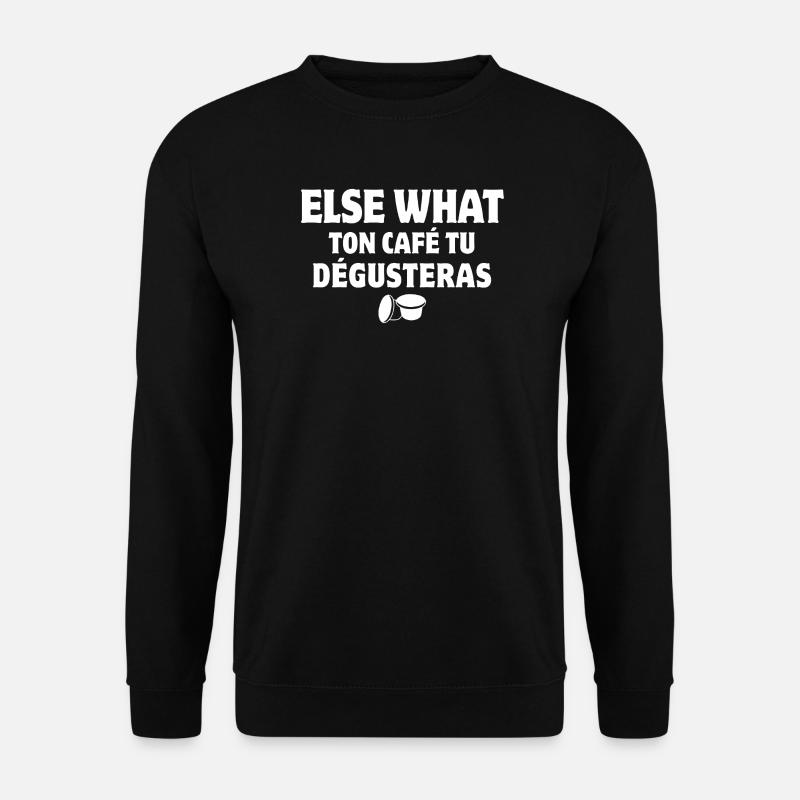 Kaffee, Kaffeebohne, Kaffeepause - Unisex Pullover - Schwarz
