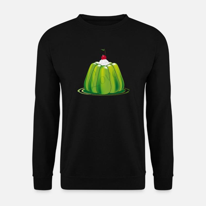 Gelée Verte – Dessert Rétro Stylisé - Sweat-shirt Unisexe - noir