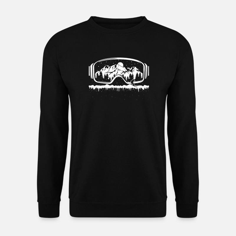 Ski Snowboard - Unisex Sweatshirt - black