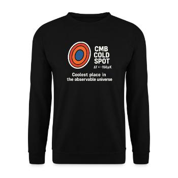 CMB Cold Spot - Unisex Sweatshirt - black - Front - Alina (178cm) & Michal (187cm)