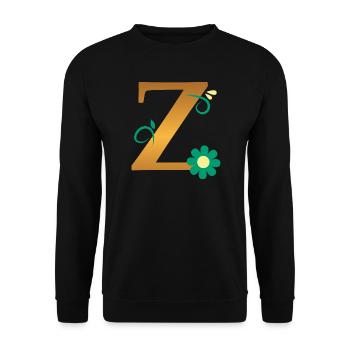 Z - Sweat-shirt Unisexe - noir - Devant - Alina (178cm) & Michal (187cm)