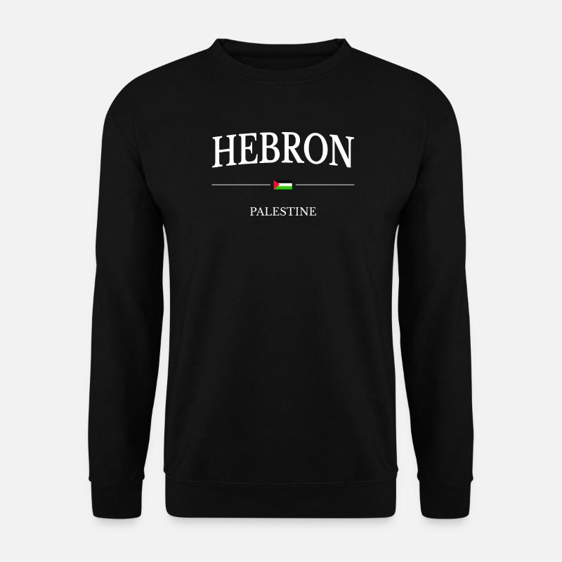 Hebron Flagge Palästina - Unisex Pullover - Schwarz