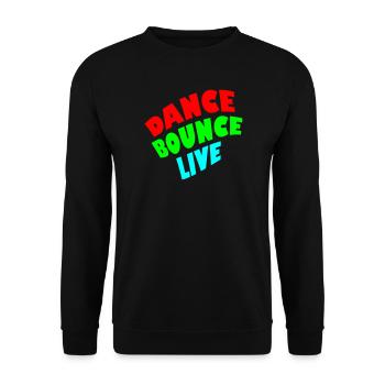 Dance Bounce Live 3 couleurs - Sweat-shirt Unisexe - noir - Devant - Alina (178cm) & Michal (187cm)