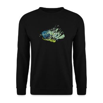 Rickel's Design: Cyclists 2025 - Unisex Sweatshirt - black - Front - Alina (178cm) & Michal (187cm)
