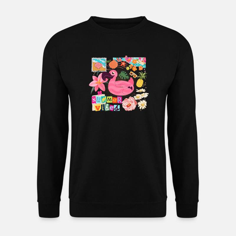 Funky Summer - Unisex Pullover - Schwarz
