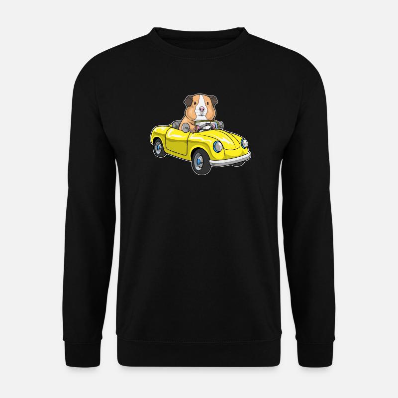 Voiture cochon d’Inde - Sweat-shirt Unisexe - noir