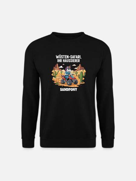 Desert Unicorn - Unisex Sweatshirt - black