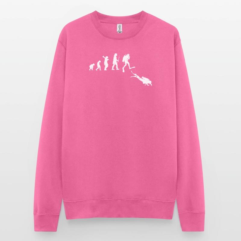 Illustration de l’évolution du progrès humain Sweat-shirt Unisexe