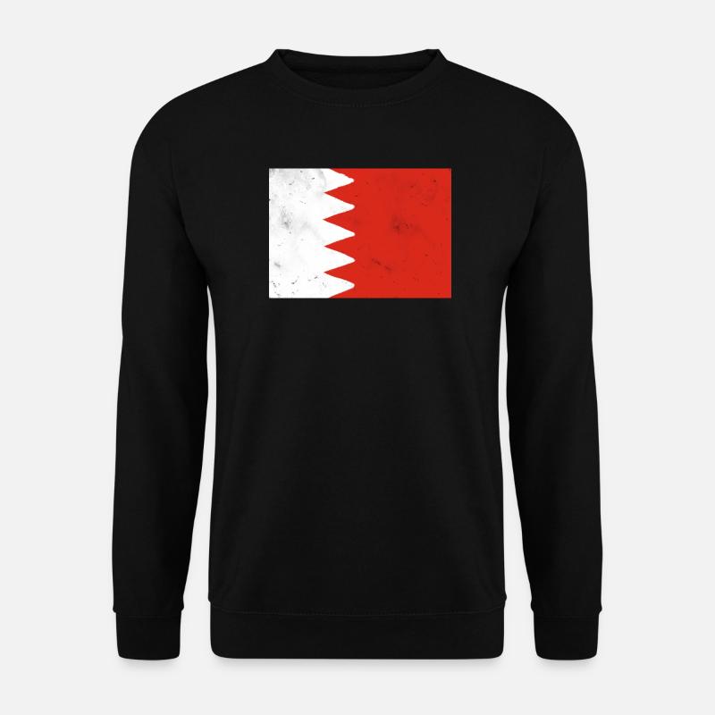 Flagge von Bahrain - Unisex Pullover - Schwarz