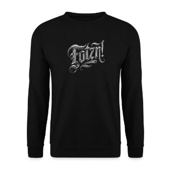 ... wos sunst - Sweat-shirt Unisexe - noir - Devant - Alina (178cm) & Michal (187cm)