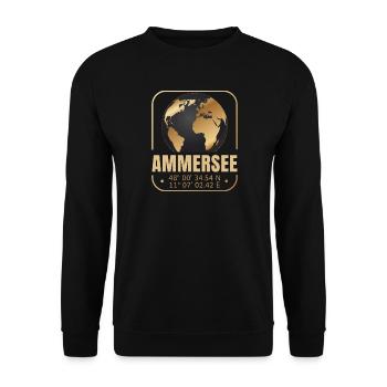 Ammersee - Unisex Pullover - Schwarz - Vorne - Alina (178cm) & Michal (187cm)