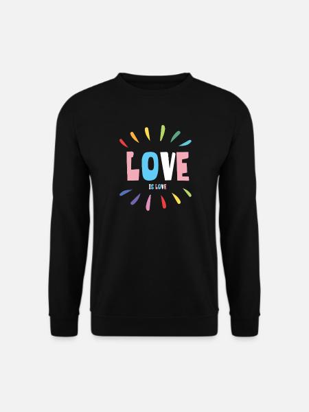 LGBT Pride Month - Liebe ist Liebe - Unisex Pullover - Schwarz