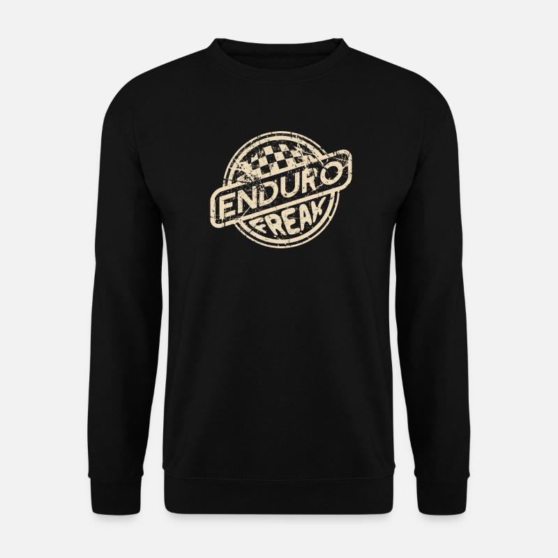 Enduro Freak | Retro Design - Unisex Sweatshirt - black