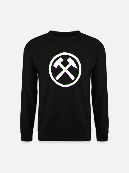 Ruhrpott Hammer Schlegel Glitch - Unisex Sweatshirt - black