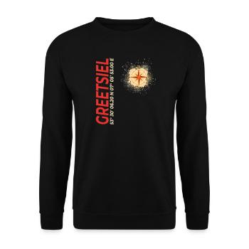 Greetsiel - Unisex Pullover - Schwarz - Vorne - Alina (178cm) & Michal (187cm)
