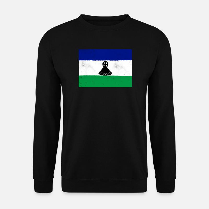 Drapeau du Lesotho - Sweat-shirt Unisexe - noir