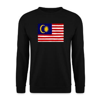 Drapeau de la Malaisie - Sweat-shirt Unisexe - noir - Devant - Alina (178cm) & Michal (187cm)