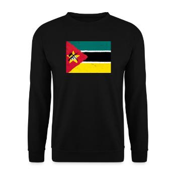 Drapeau du Mozambique - Sweat-shirt Unisexe - noir - Devant - Alina (178cm) & Michal (187cm)