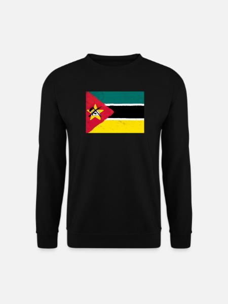 Drapeau du Mozambique - Sweat-shirt Unisexe - noir