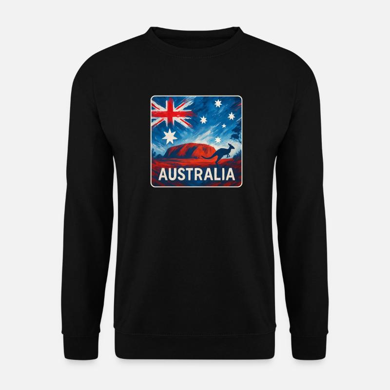 Conception de l’Outback australien - Sweat-shirt Unisexe - noir