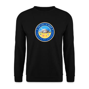 Starfish do not have brains - Unisex Sweatshirt - black - Front - Alina (178cm) & Michal (187cm)